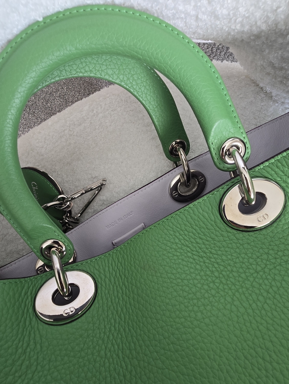 Dior Green Lady Tote